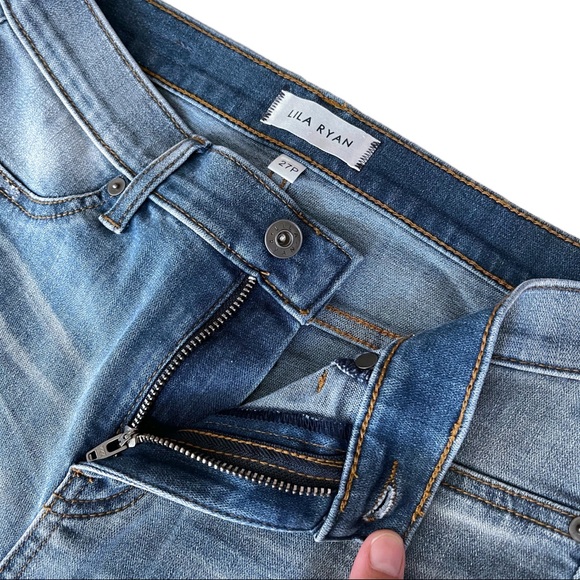 LILA RYAN SLOANE HIGH RISE SKINNY ANKLE JEAN 27P - Picture 12 of 13